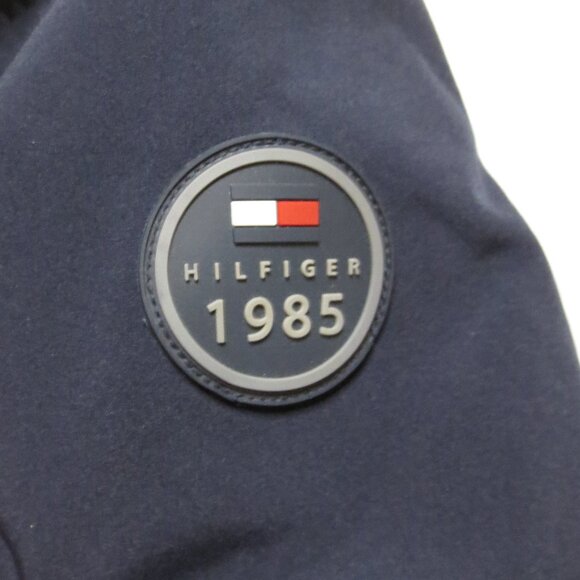 TOMMY HILFIGER mens JACKET navy blue HOODED rain BOMBER SIZE L - Picture 6 of 14